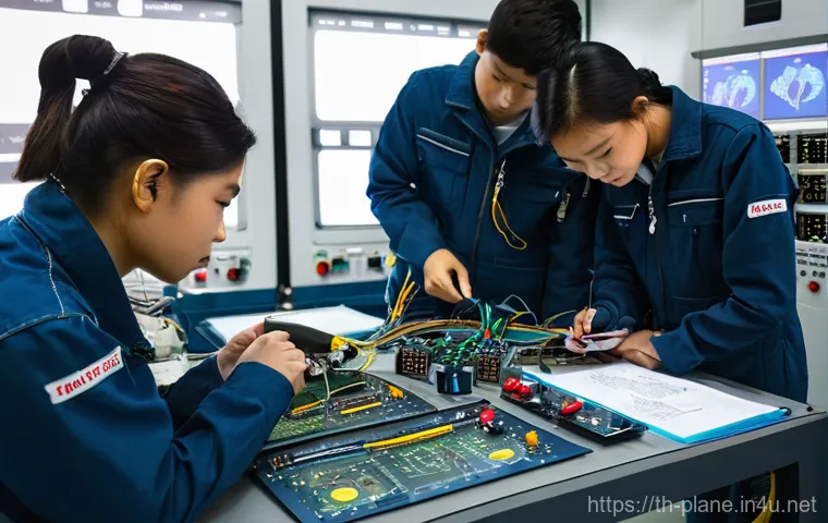 항공정비사가 추천하는 실습 기관 - **Prompt 1: Modern Aviation Training Hangar Scene**
    "A bright, spacious, and meticulously clean ...
